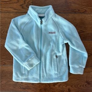 3T Girls’ Columbia Soft Sky Blue Fleece Jacket
